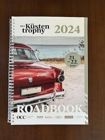Original Roadbook OCC Küstentrophy 2024 zum selber fahren