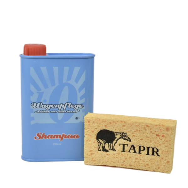 Tapir Shampoo Schwamm Set Oldtimer Pflege