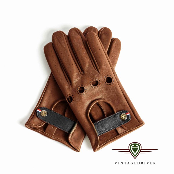 brown leather driving gloves by roadr