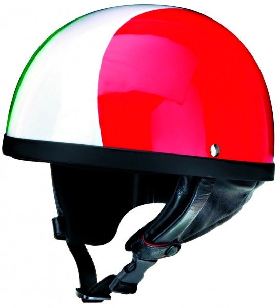 Halbschalenhelm italien rot grün weiss Italia Moto Guzzi Vespa Piaggio Roller Motorrad