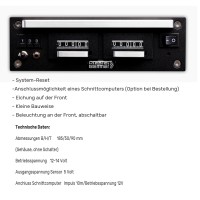 Tripmaster Rallyemaster DIN-Schacht Radioschacht Halda Rallye Oldtimer Tripmaster Rallyemaster DIN-Schacht Radioschacht Halda Rallye Oldtimer